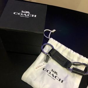 Coach key fob keychain